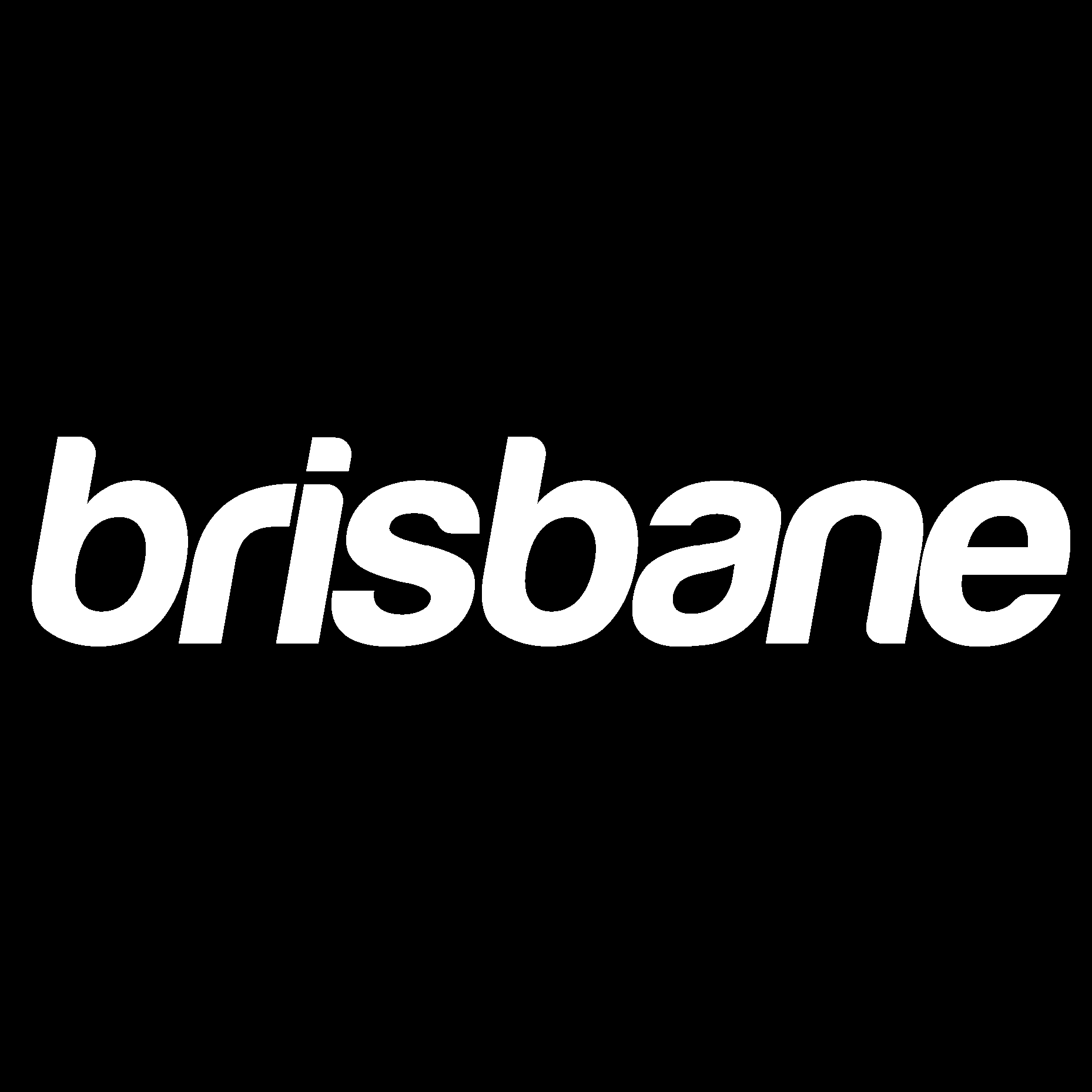 Brisbane Digital Agency White Logo Vector Logo